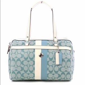 Coach limited edition Heritage Stripe Satchel